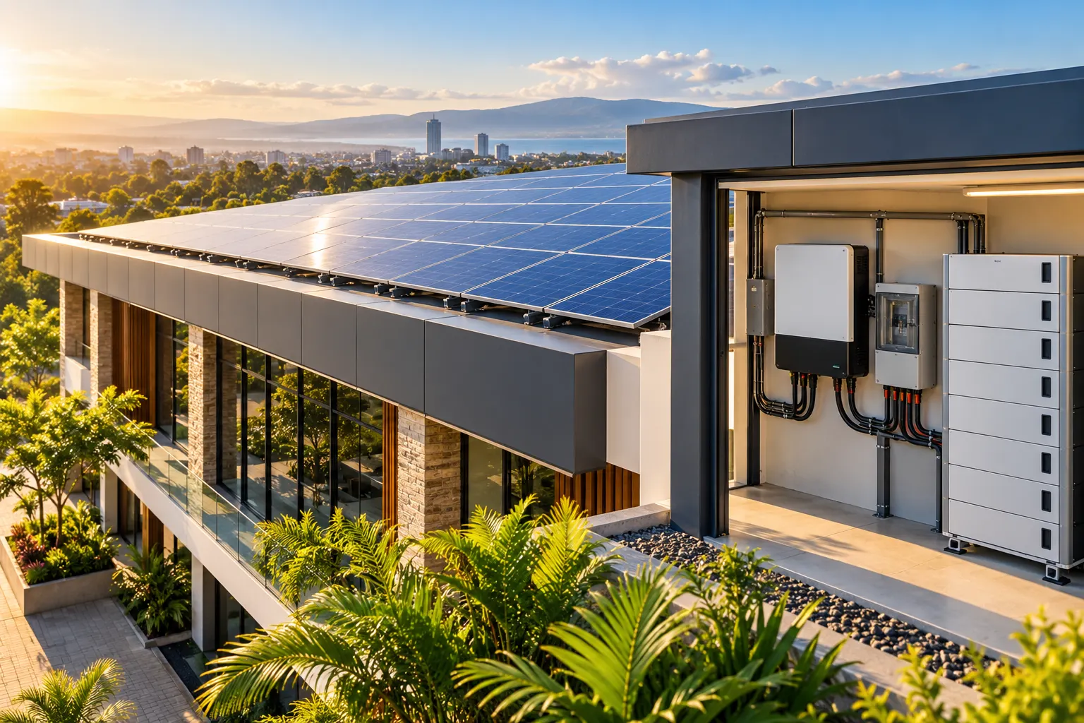 Solar Energy & Backup Power — illustrative service image